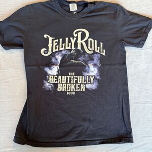 Jelly Roll Beautifully Broken Tour 2024 T-Shirt Large Comfort Colors